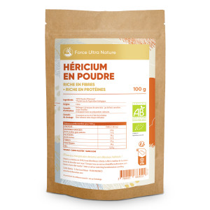 Héricium BIO en poudre - Force Ultra Nature