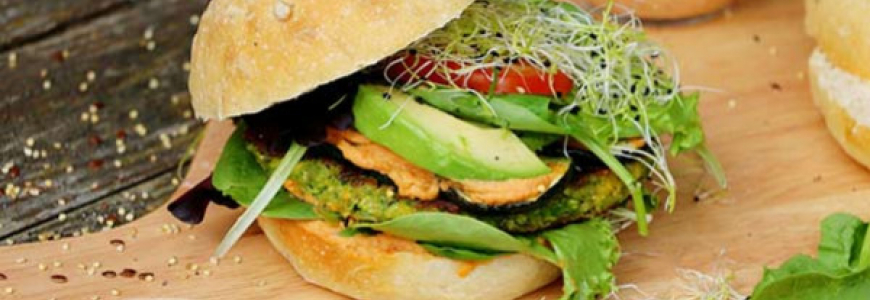 Veggie Green Burgers, un burger vegan fait maison