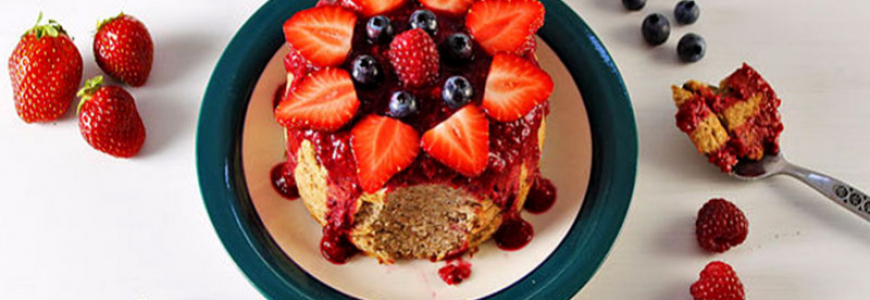 Bowlcake vegan et protéiné sans gluten